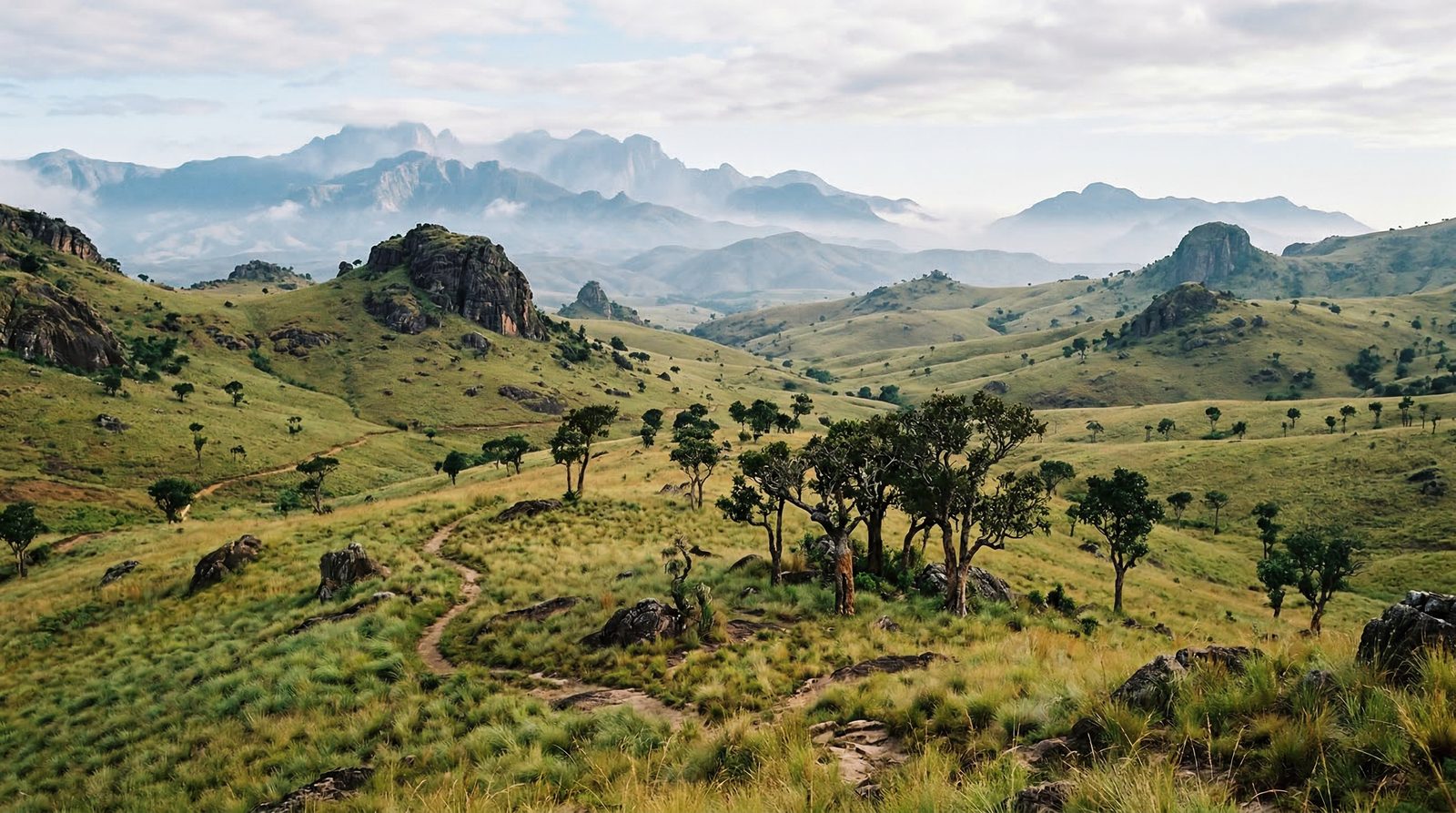 Itremo grassland and rocky outcrop